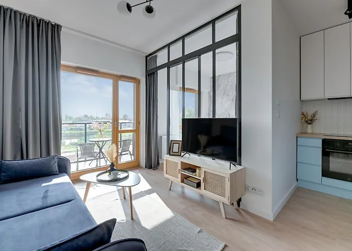 Nadmotlawie Estate - Riverside, Gym & Sauna By Downtown 4* Gdańsk