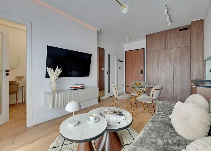 Nadmotlawie Estate - Riverside, Gym & Sauna By Downtown Apartmanhotel