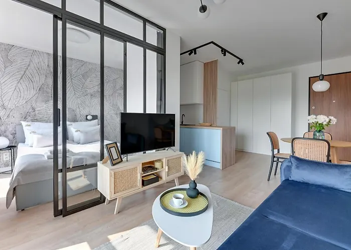 Nadmotlawie Estate - Riverside, Gym & Sauna By Downtown Ξενοδοχείο με διαμερίσματα