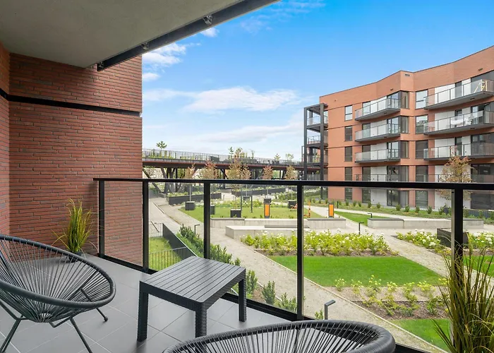 Nadmotlawie Estate - Riverside, Gym & Sauna By Downtown Ξενοδοχείο με διαμερίσματα Γκντανσκ
